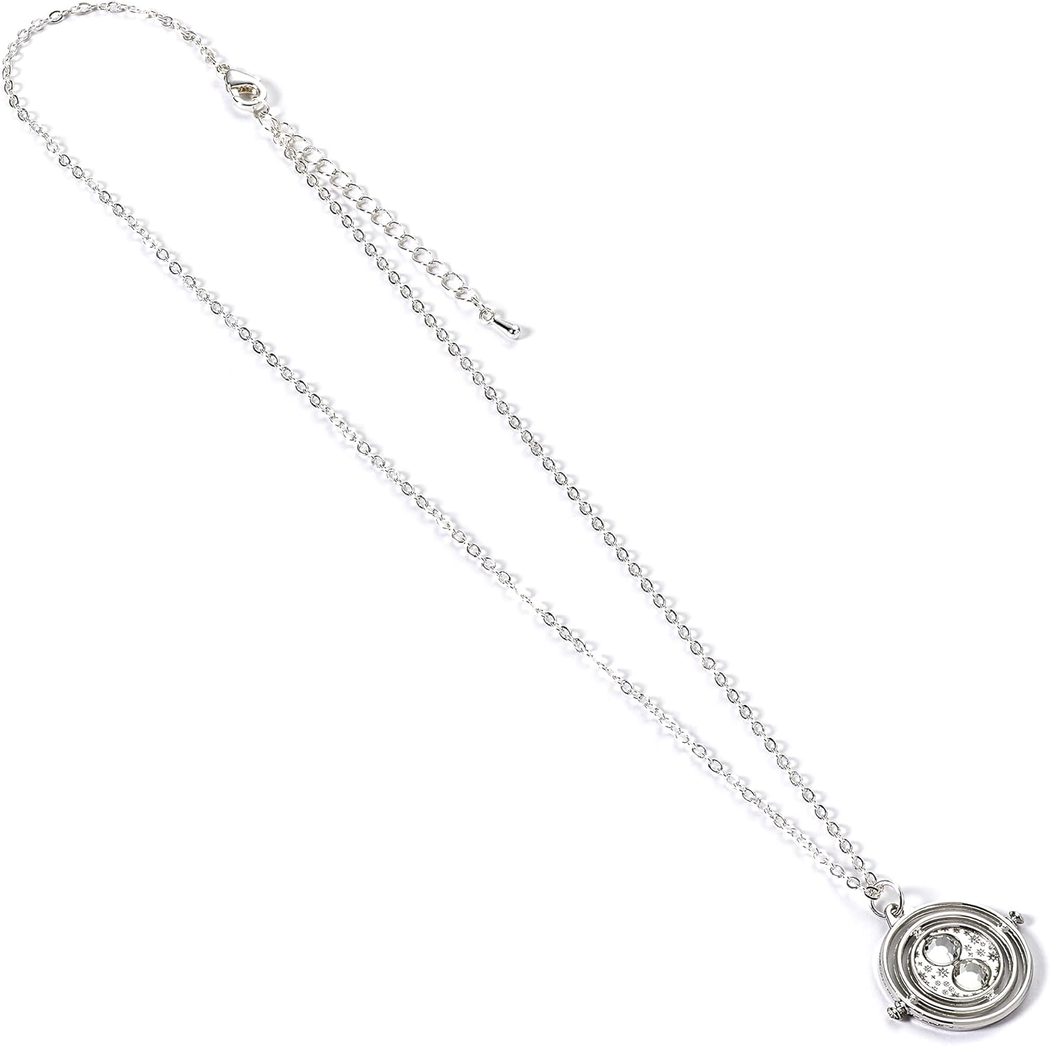 Harry Potter Silver Tone Time Turner Necklace