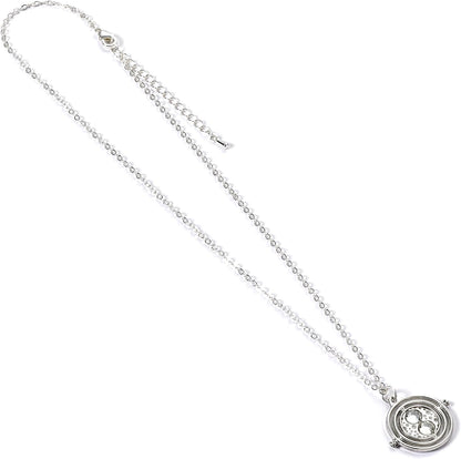 Harry Potter Silver Tone Time Turner Necklace