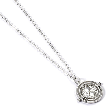Harry Potter Silver Tone Time Turner Necklace