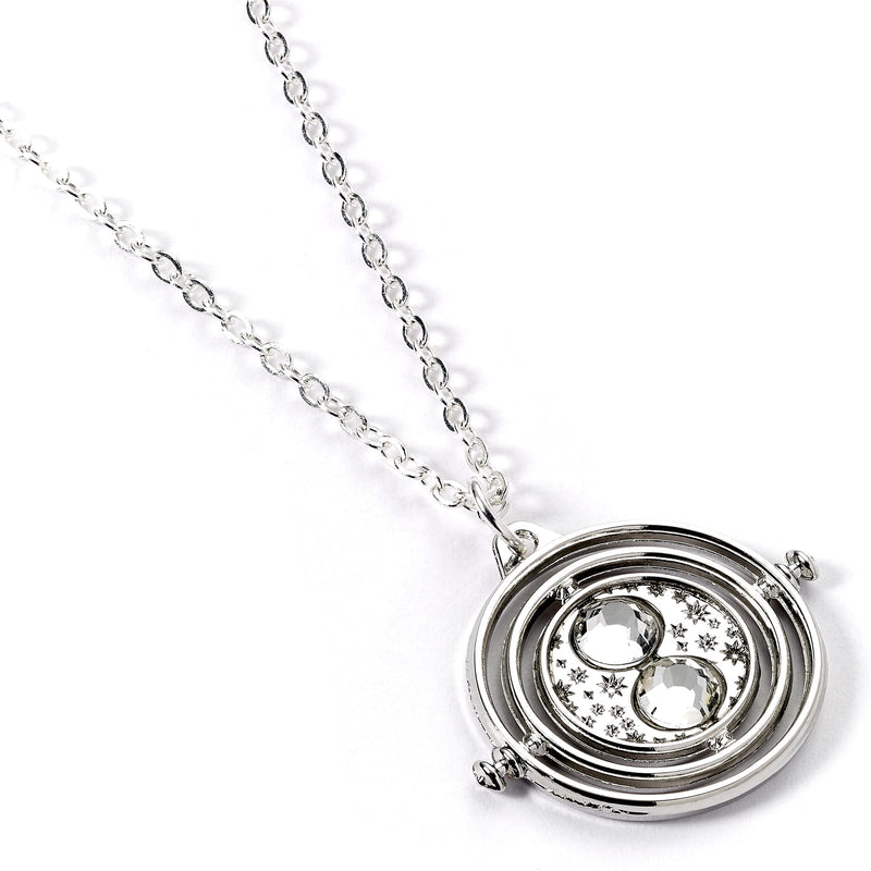 Harry Potter Silver Tone Time Turner Necklace