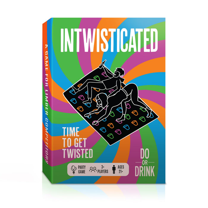 Do or Drink Intwisticated - Adult Games with Twists and Tangles - Fun Party Games with Play Mat, 150 Challenge Cards and 2 Dice - Great Gift for Game Night and Funny Adult Card Games