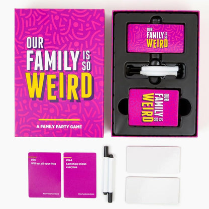 DSS Games Our Family is So Weird - A Family Party Game to Decide Who's Most Likely..., Purple