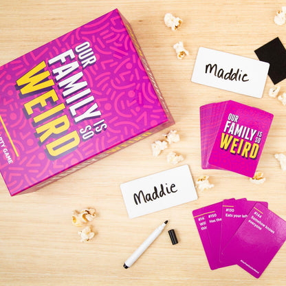 DSS Games Our Family is So Weird - A Family Party Game to Decide Who's Most Likely..., Purple