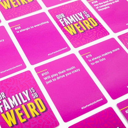 DSS Games Our Family is So Weird - A Family Party Game to Decide Who's Most Likely..., Purple