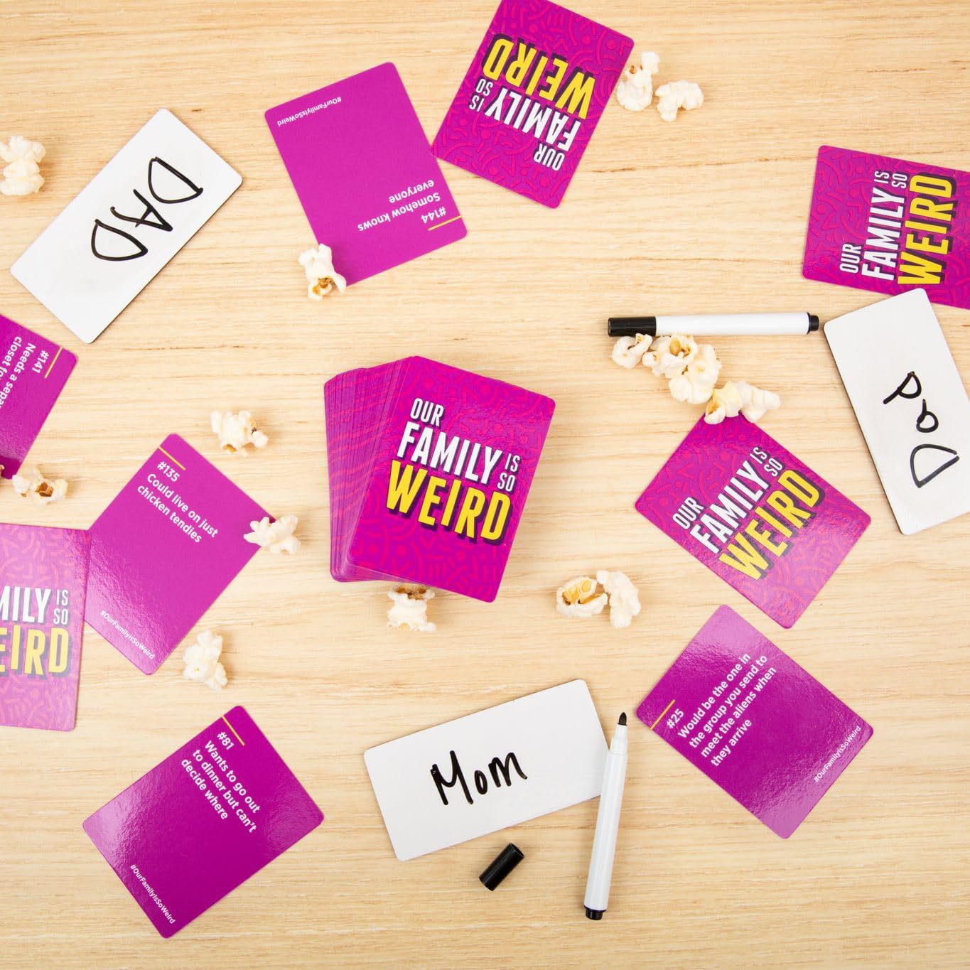 DSS Games Our Family is So Weird - A Family Party Game to Decide Who's Most Likely..., Purple