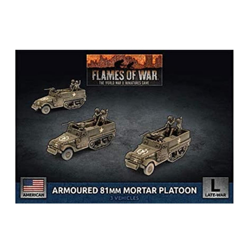 Flames Of War: M4 81Mm Armored Mortar Platoon (X3)