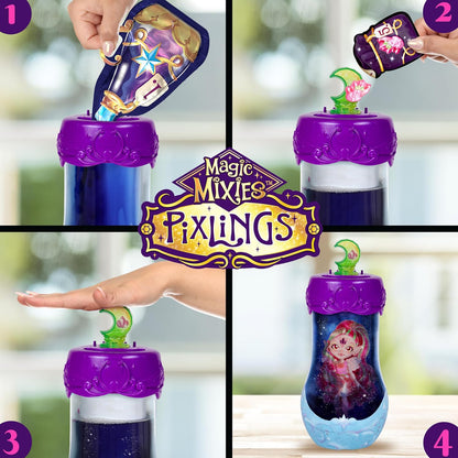 Magic Mixies Pixlings Shimmerverse Series, Create & Mix Magic Potion om Faye The Fairy Pixling op magische wijze te onthullen, deze prachtige 6.5" glanzende Pixling Fashion Doll verschijnt in de