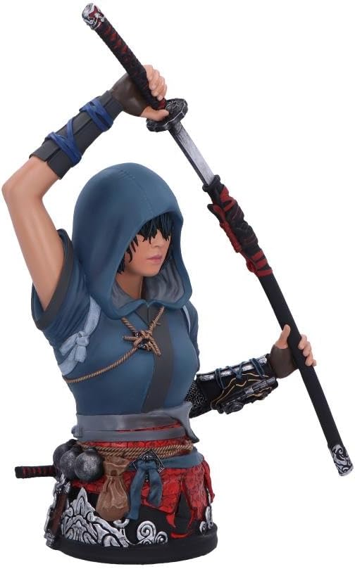 Nemesis Now Assassin's Creed Shadows Naoe Bust Figurine, Resin, Multicolour, 30cm