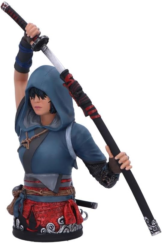 Nemesis Now Assassin's Creed Shadows Naoe Bust Figurine, Resin, Multicolour, 30cm