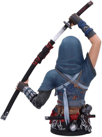 Nemesis Now Assassin's Creed Shadows Naoe Bust Figurine, Resin, Multicolour, 30cm