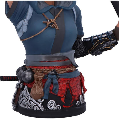 Nemesis Now Assassin's Creed Shadows Naoe Bust Figurine, Resin, Multicolour, 30cm