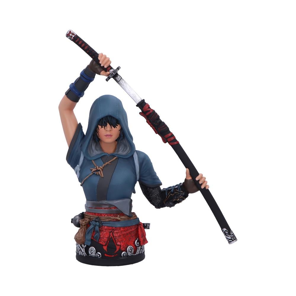 Nemesis Now Assassin's Creed Shadows Naoe Bust Figurine, Resin, Multicolour, 30cm