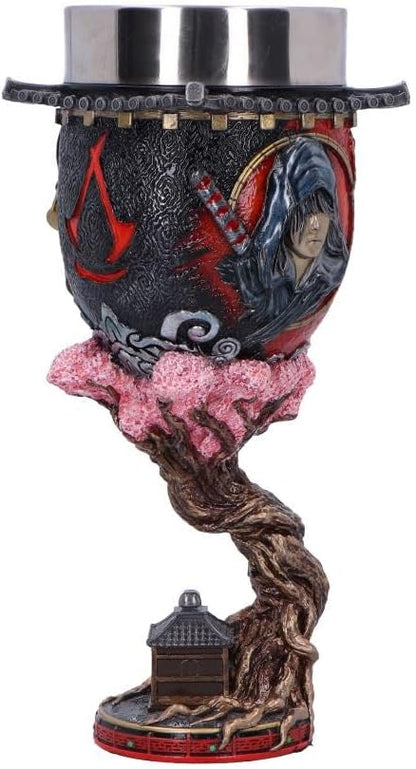 Nemesis Now Assassin's Creed Shadows Goblet 19.5cm, Resin, Red, Cast in The Finest Resin, Expertly Hand-Painted
