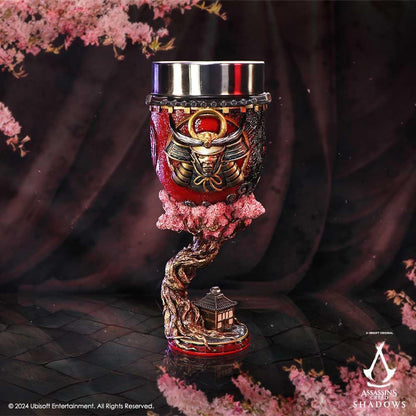 Nemesis Now Assassin's Creed Shadows Goblet 19.5cm, Resin, Red, Cast in The Finest Resin, Expertly Hand-Painted