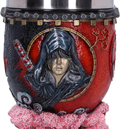 Nemesis Now Assassin's Creed Shadows Goblet 19.5cm, Resin, Red, Cast in The Finest Resin, Expertly Hand-Painted