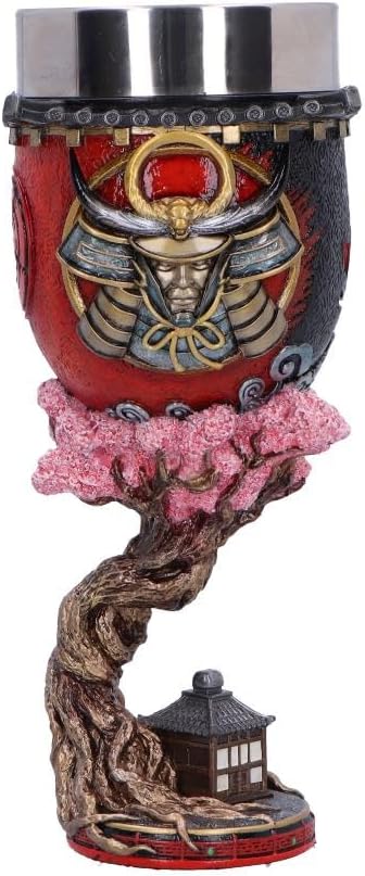 Nemesis Now Assassin's Creed Shadows Goblet 19.5cm, Resin, Red, Cast in The Finest Resin, Expertly Hand-Painted