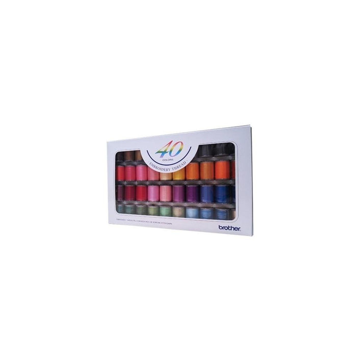 Brother Set borduurgaren, op kleur gesorteerd, 40 stuks
