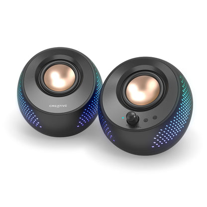 Creative - Pebble X 2.0 Usb-C Computer Rgb Speakers