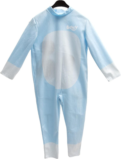 Ciao- Bluey dog doggie onesie plush boy unisex costume disguise fancy dress official Bluey BBC Bluey 5-7 Jahre