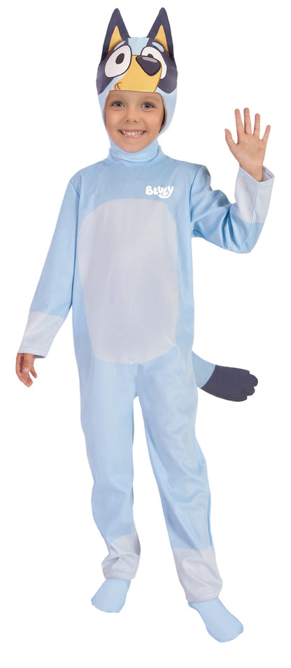 Ciao- Bluey dog doggie onesie plush boy unisex costume disguise fancy dress official Bluey BBC Bluey 5-7 Jahre