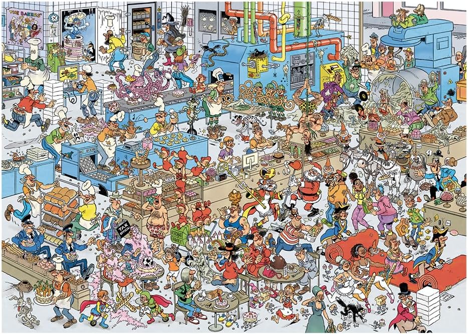 Jan Van Haasteren, Die Bäckerei, Puzzle 2000 Teile Erwachsene