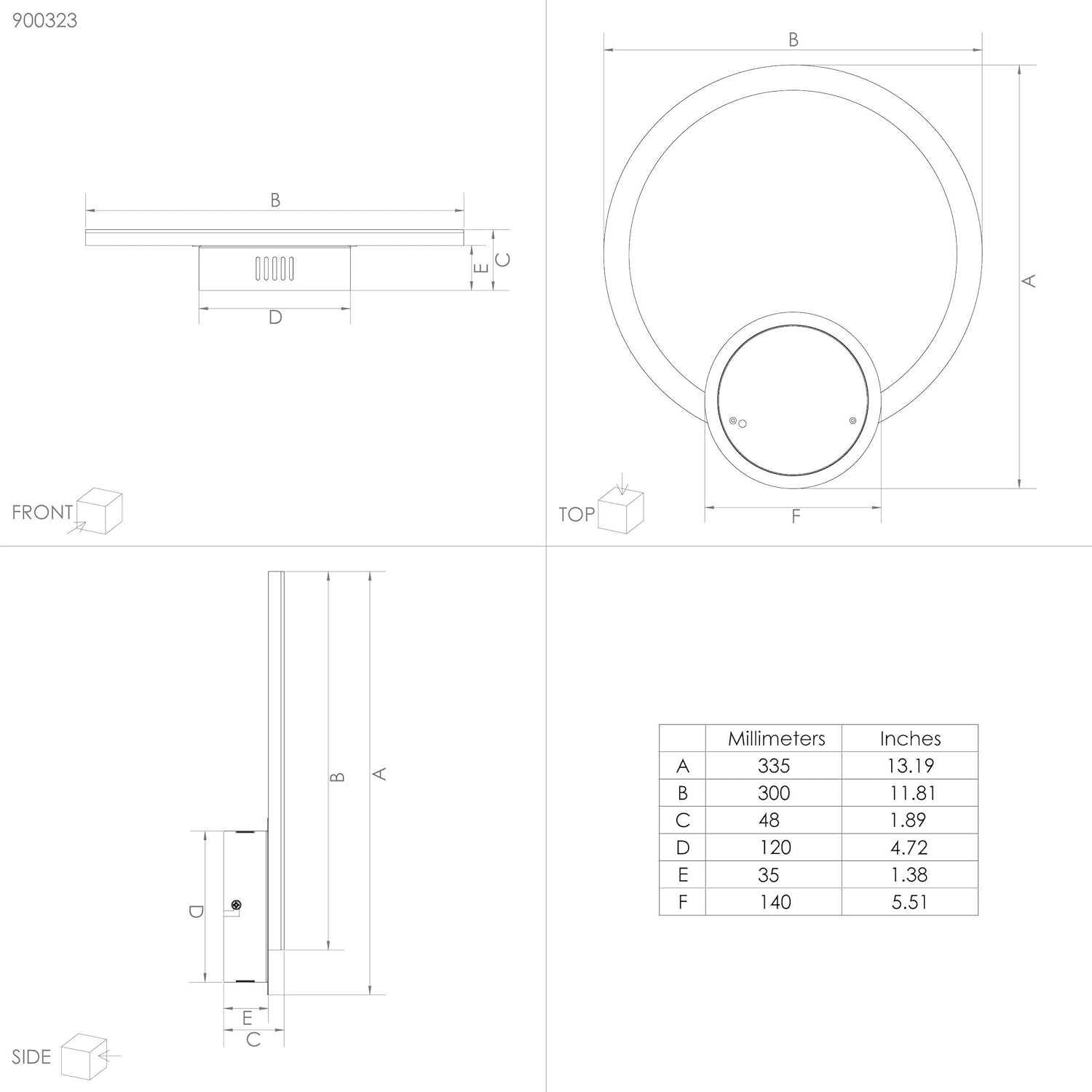 Eglo - Paranday-Z Ceiling Lamp Circle Black 34X30 - Tw - Zigbee, Bluetooth