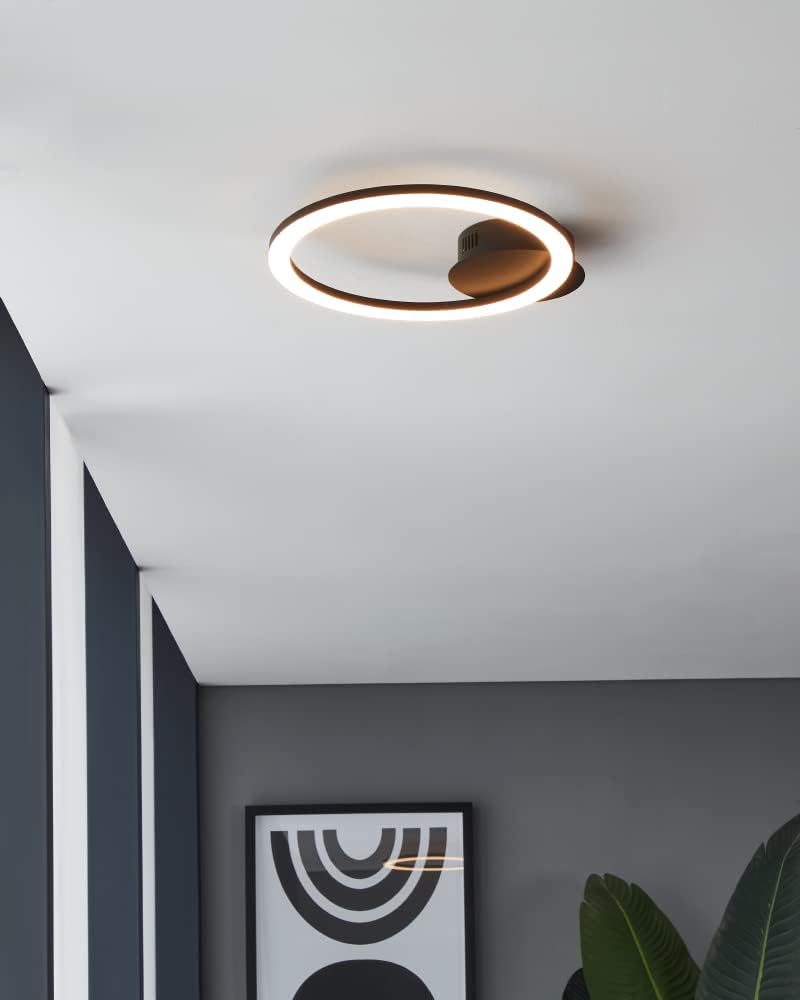 Eglo - Paranday-Z Ceiling Lamp Circle Black 34X30 - Tw - Zigbee, Bluetooth