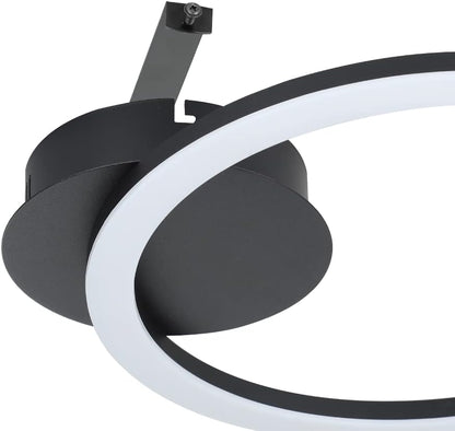 Eglo - Paranday-Z Ceiling Lamp Circle Black 34X30 - Tw - Zigbee, Bluetooth