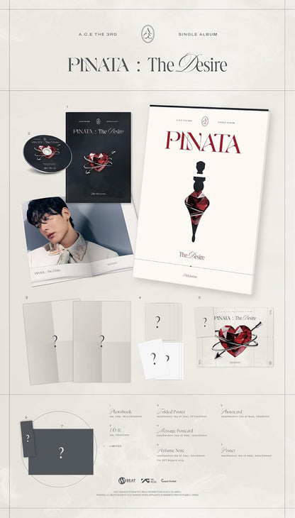 Pinata - incl. Photobook, Folded Poster, 2 Photocards + 2 Message Postcards