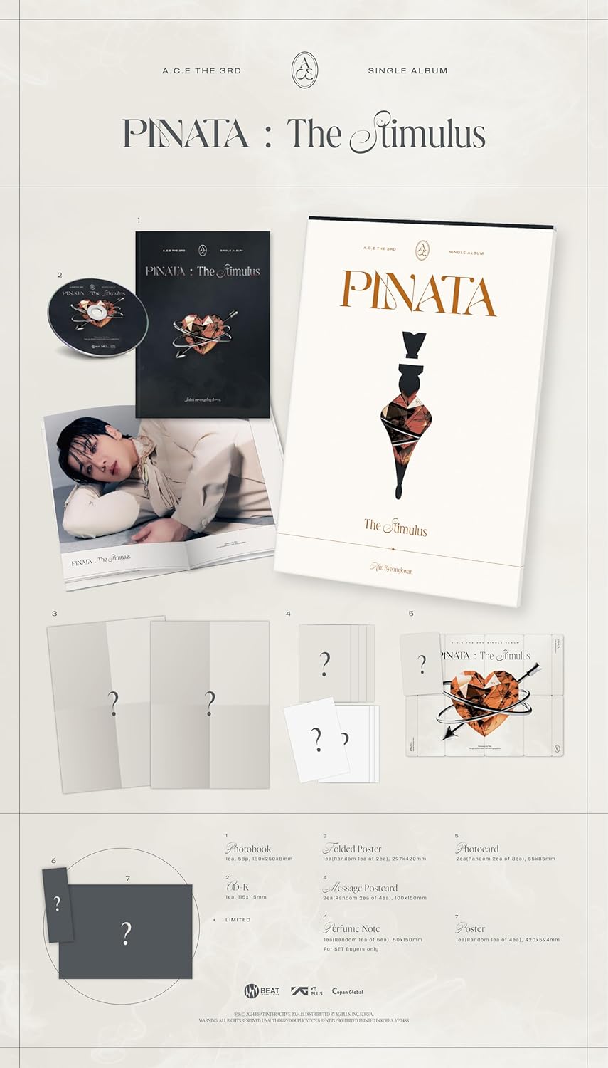 Pinata - incl. Photobook, Folded Poster, 2 Photocards + 2 Message Postcards