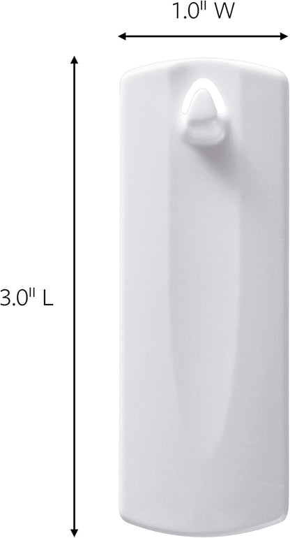 Command 17040 Sawtooth Picture Hanger Kit with Adhesive Strips - Hanger Holds up to 1.8Kg (4lb) - 75 mm x 25 mm, White ,Pack of 1