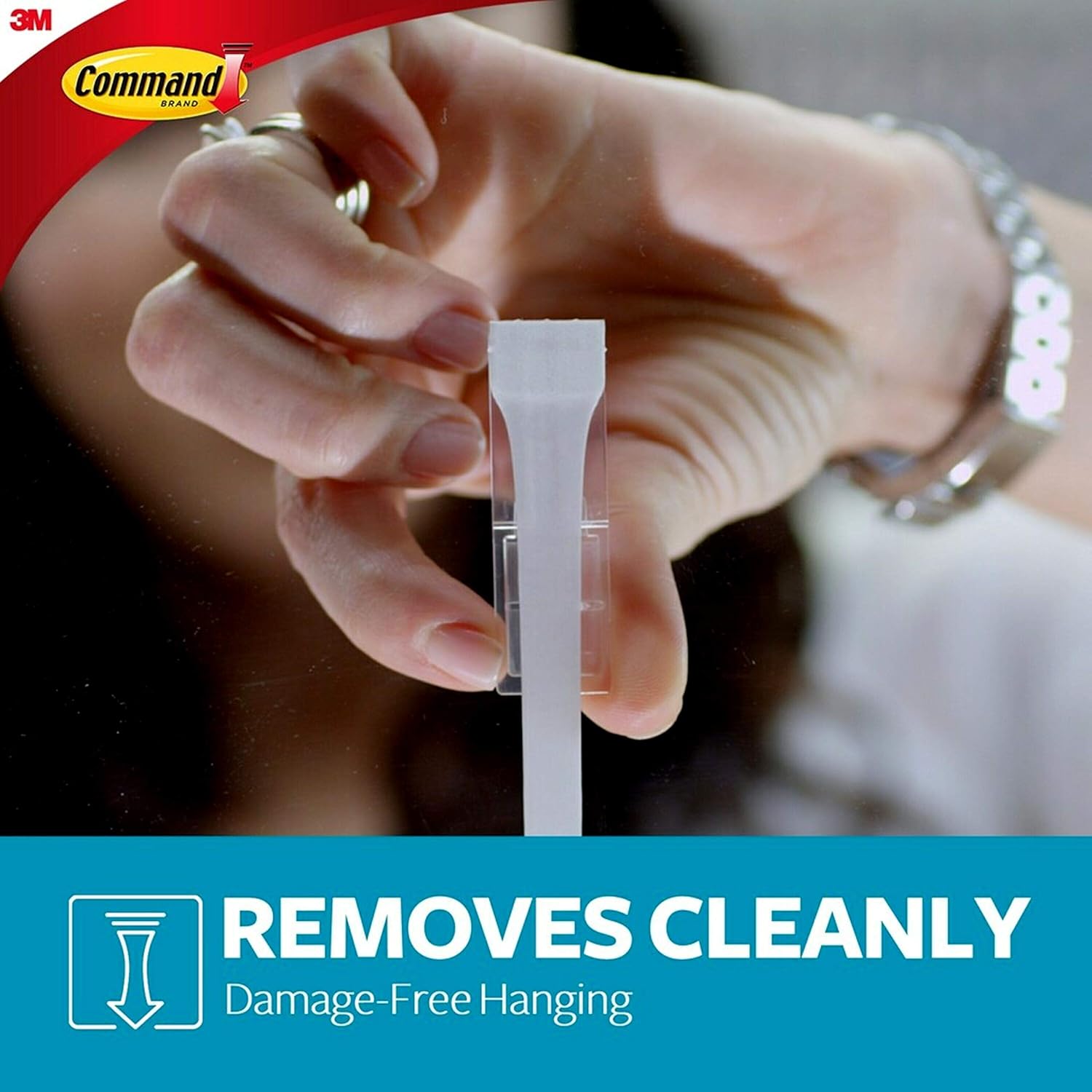 3M Command Medium Bath Oval Hooks With Command Adhesive Strips White (Pack 2) - 7100119054