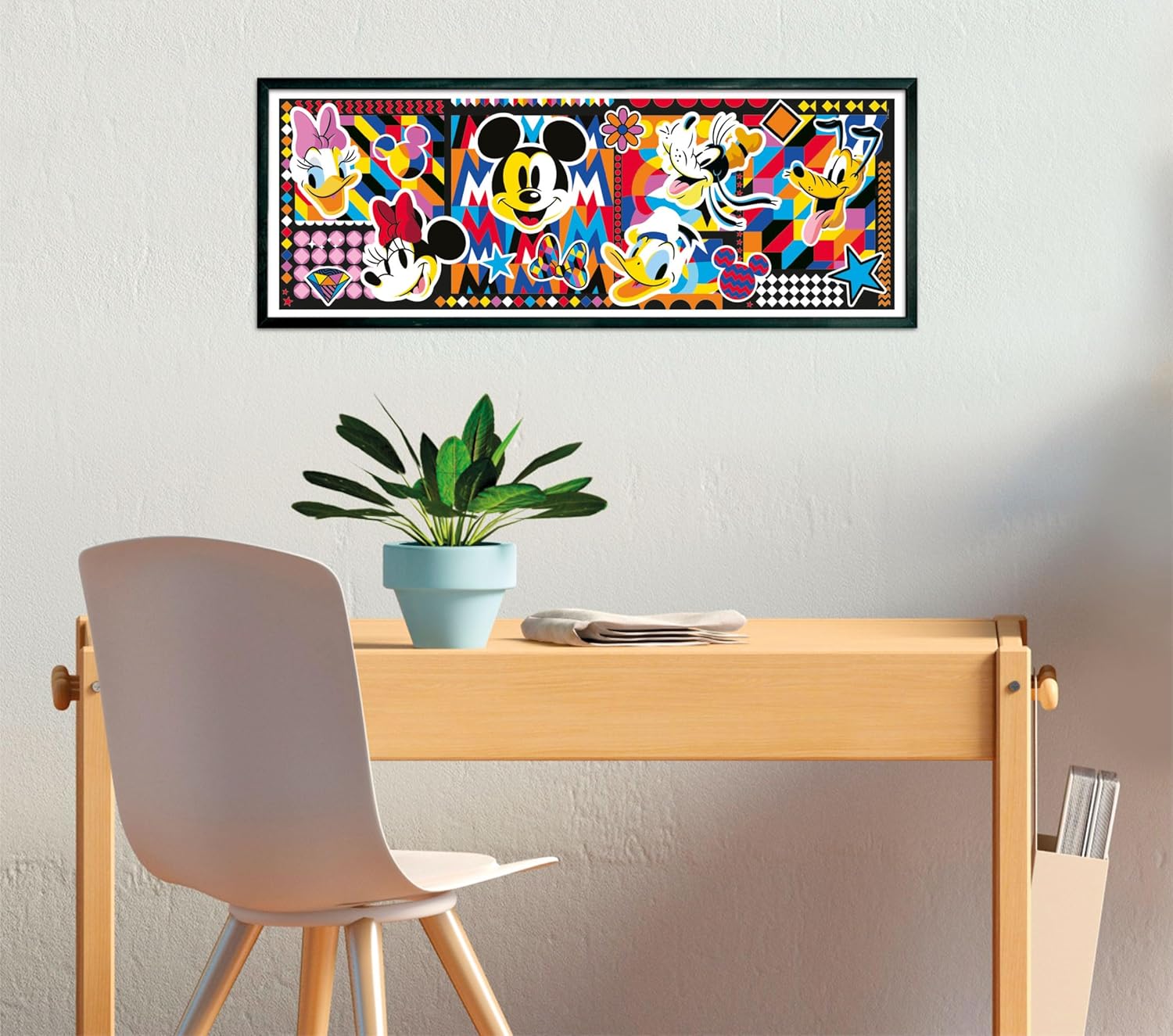 Clementoni Disney Puzzle 1000 Teile Erwachsene - Panorama Puzzle Erwachsene in 98 x 33 cm - Puzzle Erwachsene anspruchsvoll von Clementoni 39871