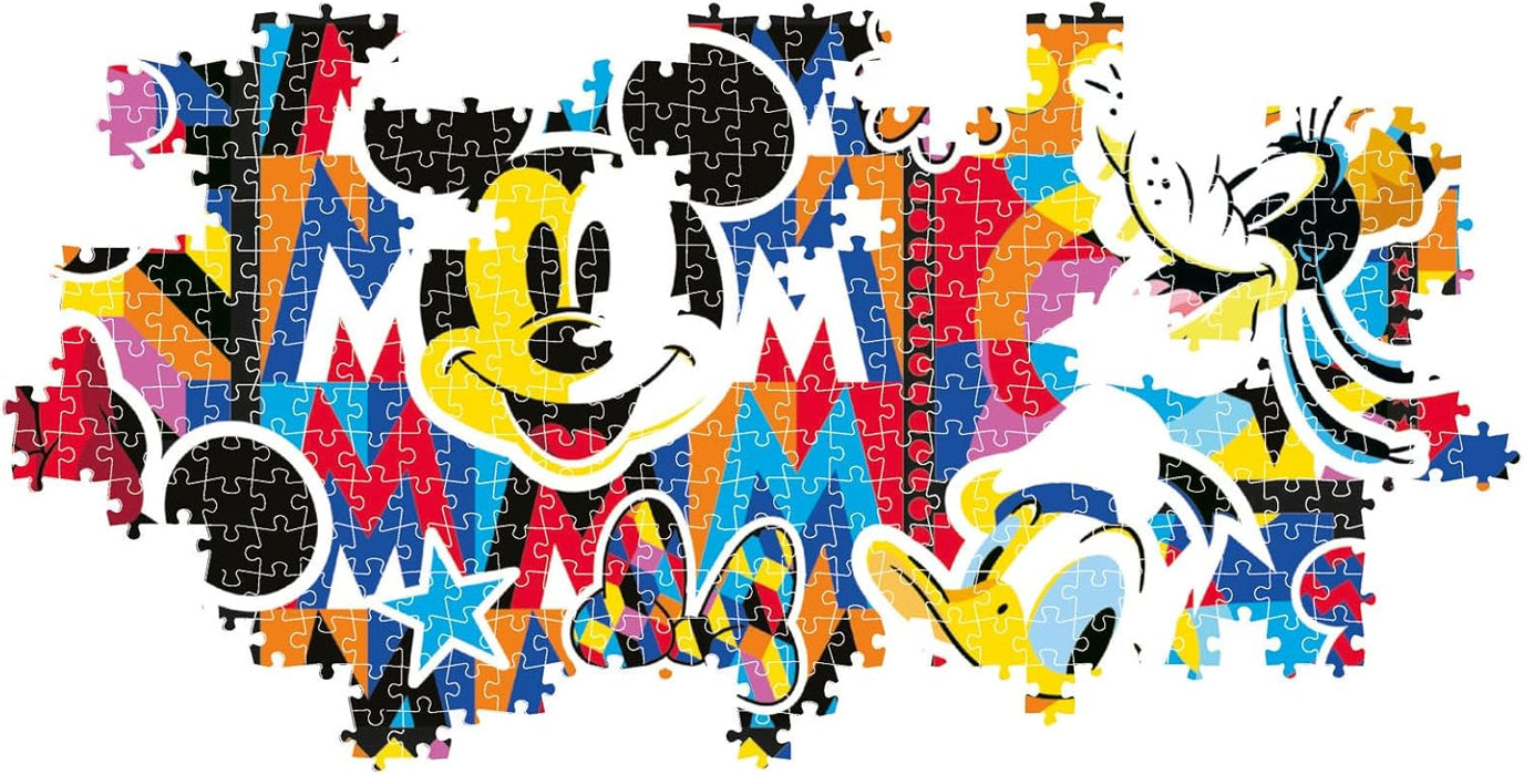 Clementoni Disney Puzzle 1000 Teile Erwachsene - Panorama Puzzle Erwachsene in 98 x 33 cm - Puzzle Erwachsene anspruchsvoll von Clementoni 39871