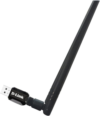 D-Link DWA-137, Adattatore USB Wi-Fi N300, USB 2.0, antenna rimovibile ad elevate prestazioni, compatibile con Windows, Mac e Linux, ultra portatile.