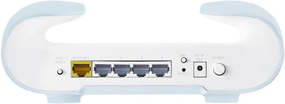 Router D-Link M60 Aquila Pro AI AX6000, Wi-Fi 6 6000 Mbps, diseño avanzado, WiFi Mesh, Optimizador tráfico, Cobertura 360º, 2.5G WAN, Control Parental Desde App, WPA3, Control Voz Alexa/Google