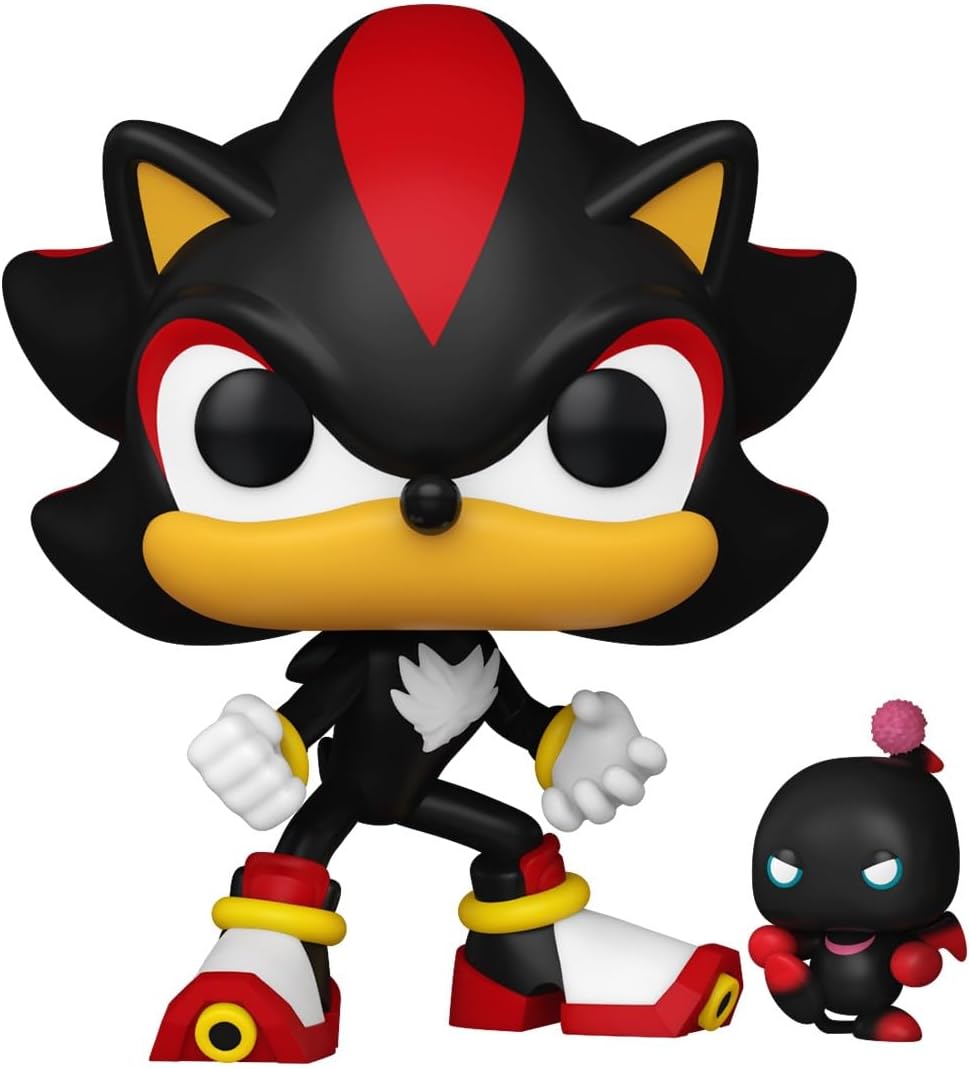 Funko Pop! & Buddy: Sonic - Shadow the Hedgehog With DChao - Sonic the Hedgehog - Collectable Vinyl Figure - Gift Idea - Official Merchandise - Toys for Kids & Adults - Video Games Fans