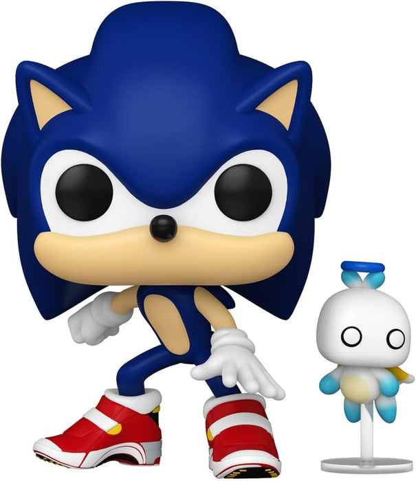 Funko Pop! & Buddy: Sonic the Hedgehog - Sonic the Hedgehog With HChao - Sonic the Hedgehog - Collectable Vinyl Figure - Gift Idea - Official Merchandise - Toys for Kids & Adults - Video Games Fans