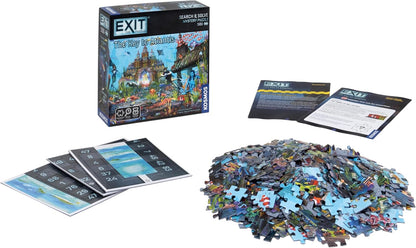 Thames & Kosmos EXIT: The Key to Atlantis Jigsaw Puzzle | Escape Room Game for Adults & Kids | 500-Piece Mystery Puzzle | Strategy Challenge | 1–4 Players | Ages 10+ | Family Game Night Adventure