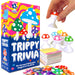 Lucky Egg Trippy Trivia Game - Fun Family Card Games for Kids and Adults - Fast Paced Card Games for Teens and Adults - Perfect for Family Game Night for 2-6 Players with 125 Diversed Questions