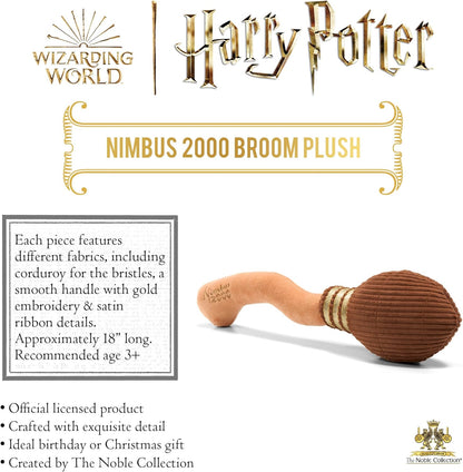 The Noble Collection Harry Potter. Nimbus Broomstick Plush
