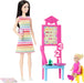 Barbie Teacher with Blonde Fashion Doll with Printed Dress, 1 Toddler Doll, & Teaching Accessories