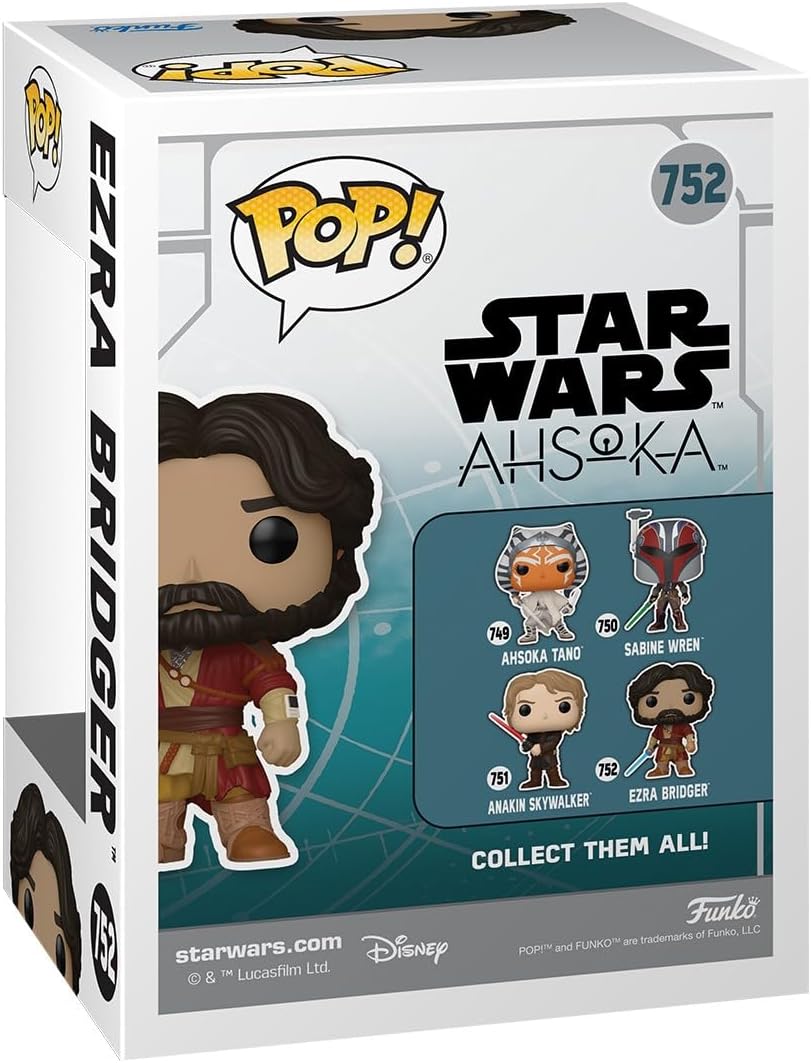 Funko Pop! Star Wars: Ahsoka - Ezra Bridger - Star Wars Ahsoka - Collectable Vinyl Figure - Gift Idea - Official Merchandise - Toys for Kids & Adults - TV Fans - Model Figure for Collectors