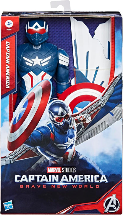 Marvel Studios Captain America Brave New World, 12-Inch Deluxe Captain America Action Figure