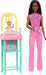 Barbie Baby Doctor Doll with Brunette Fashion Doll Wearing Pink Scrubs, 1 Baby Doll with Baby Accessories & Furniture