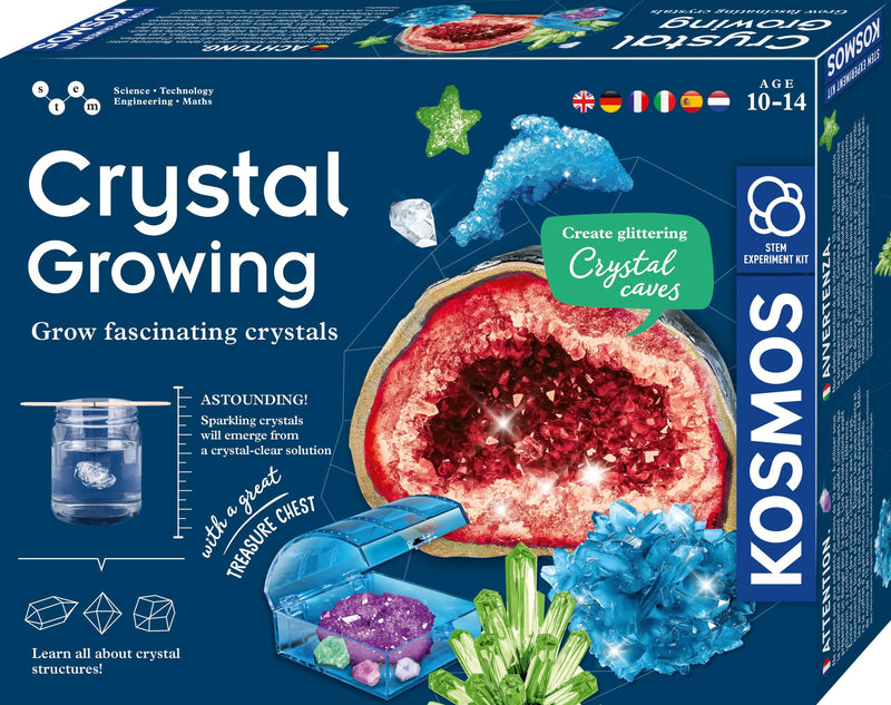 KOSMOS 617387 - Set completo di cristalli scintillanti, scrigno del tesoro, decorazione per bambini dai 10 ai 14 anni, istruzioni multilingue (lingua italiana non garantita