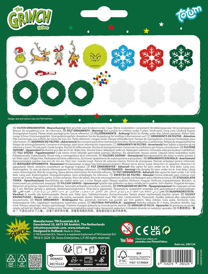 Totum - Totum Ornamenten Vilt Grinch