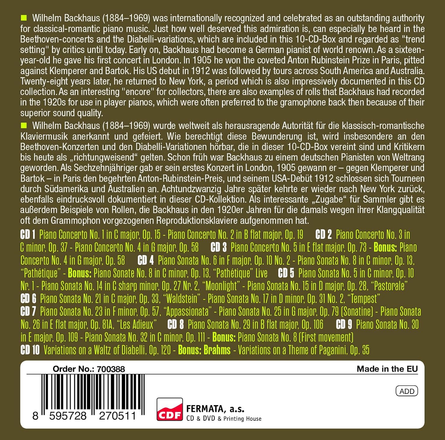 Plays Beethoven - Sonats & Variations & The Comple