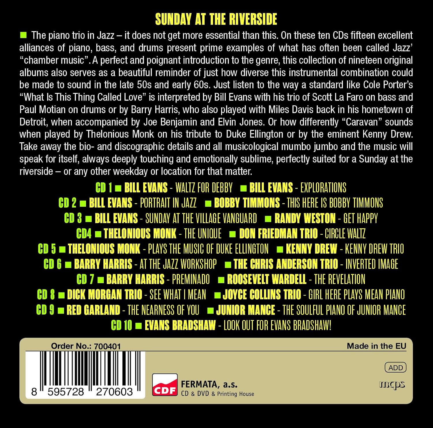 Sunday At The Riverside - The Best Time Of Jazz Pi