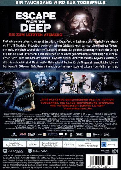 HEDEN, JOACHIM - ESCAPE FROM THE DEEP - BIS ZUM LETZTEN ATEMZUG